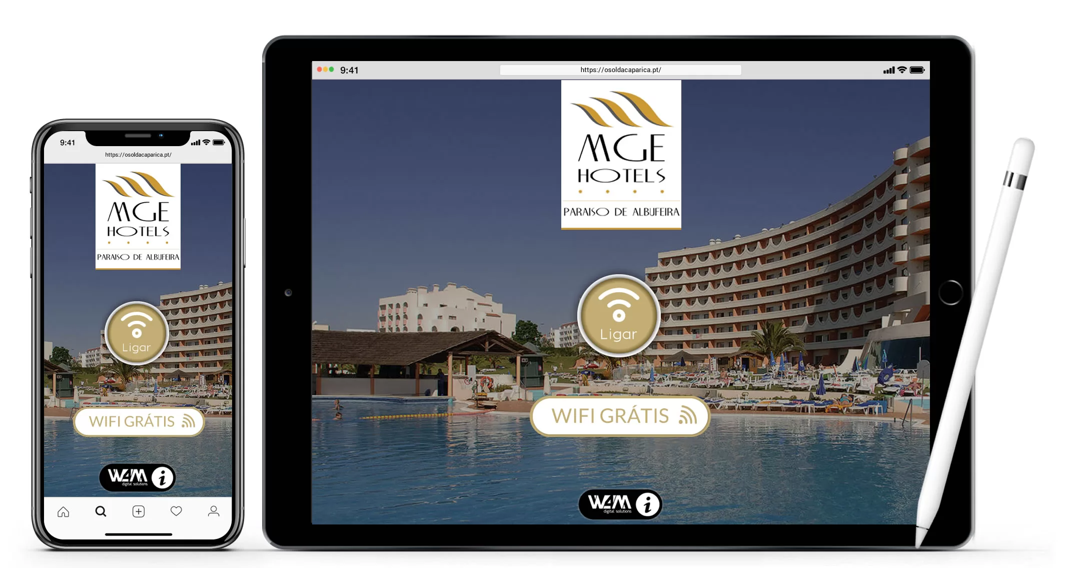 Captive Portal Hotel Paraíso permite o acesso à rede guest do Hotel