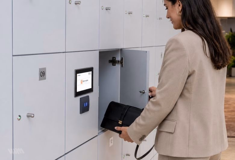 Os Cacifos Inteligentes W4M permitem guardar, entregar e recolher objetos, equipamentos ou chaves através de um sistema de acesso eletrónico, eliminando a necessidade de gestão tradicional de chaves e simplificando a utilização dos cacifos.